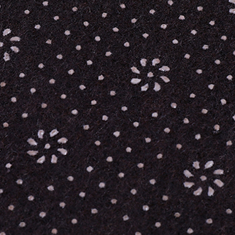 Dark Green Botanical Rug Polyester Modern Rug Stain Resistant Rug for Living Room