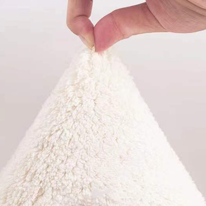 Beige Simple Carpet Color Lump Carpet Stain Resistant Carpet for Home Decor