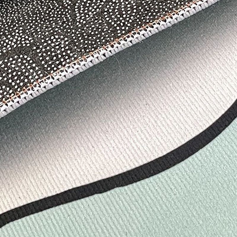 Beige Simple Rug Polyester Abstract Pattern Rug Washable Rug for Living Room