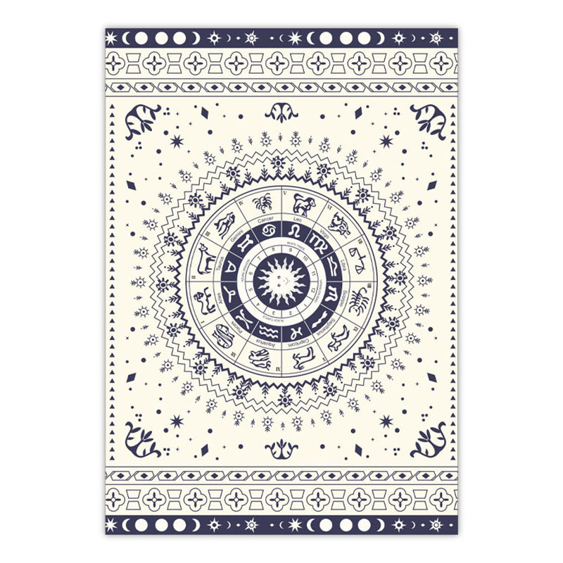 Traditioneel tapijten Polyester Drukken Rug Stain Resistant Rug voor woonkamer