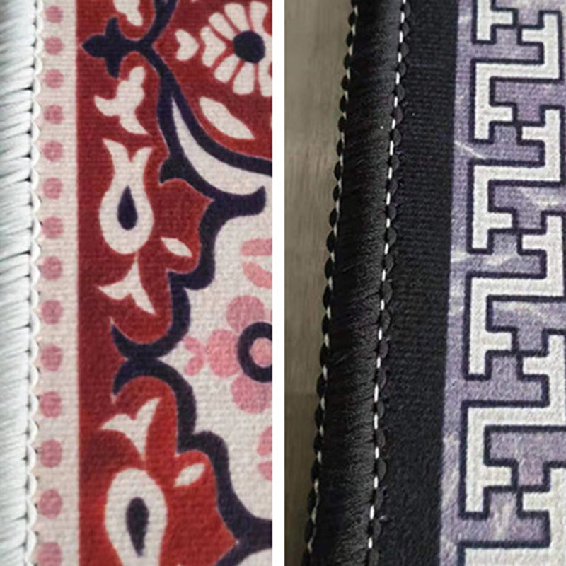 Marokko -Stil im Innen Teppich -Druckmuster Teppich Teppich für Wohnzimmer
