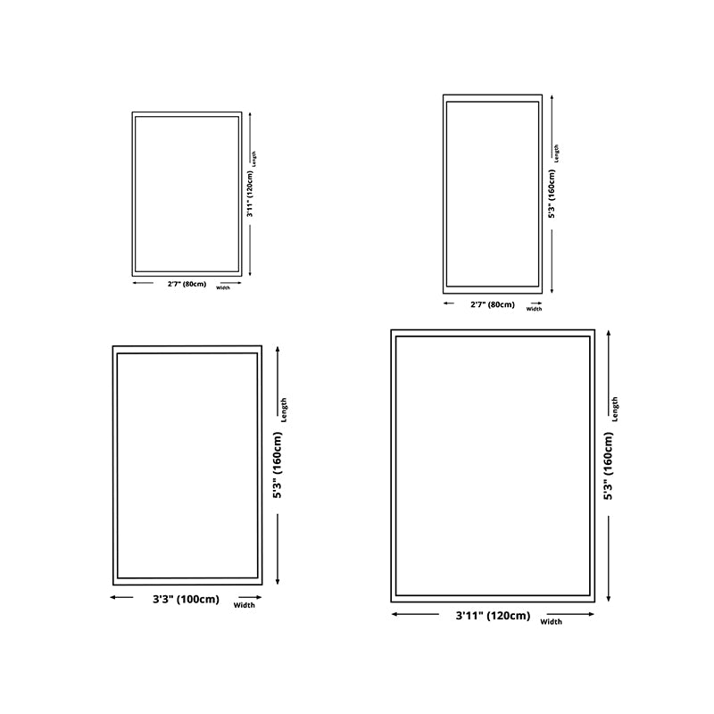 Marokko -Stil im Innen Teppich -Druckmuster Teppich Teppich für Wohnzimmer