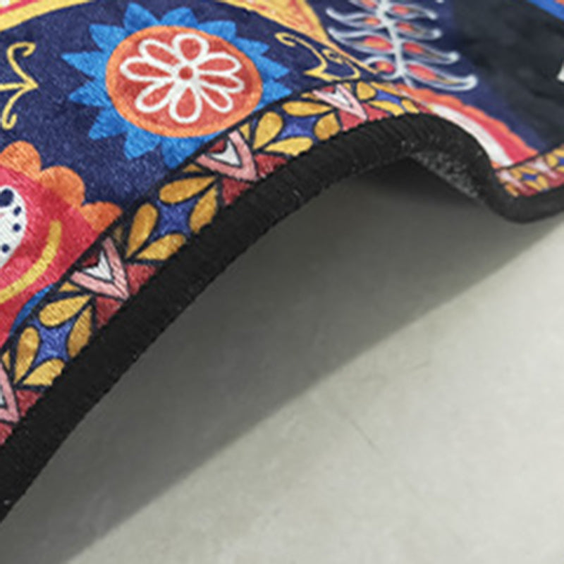 Vintage Teppich Polyester Grafik Teppich Färbung widerstandsfähiger Teppich für Wohnkultur
