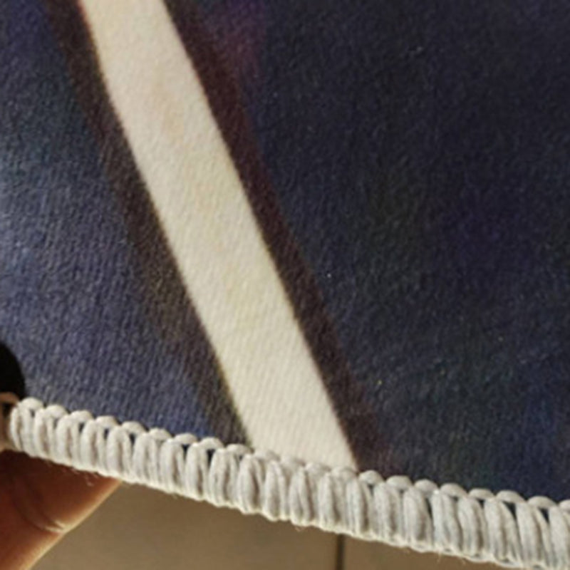 Hellgrau moderner Teppich Polyester Grafik Teppich Färbung widerstandsfähiger Teppich für Wohnzimmer