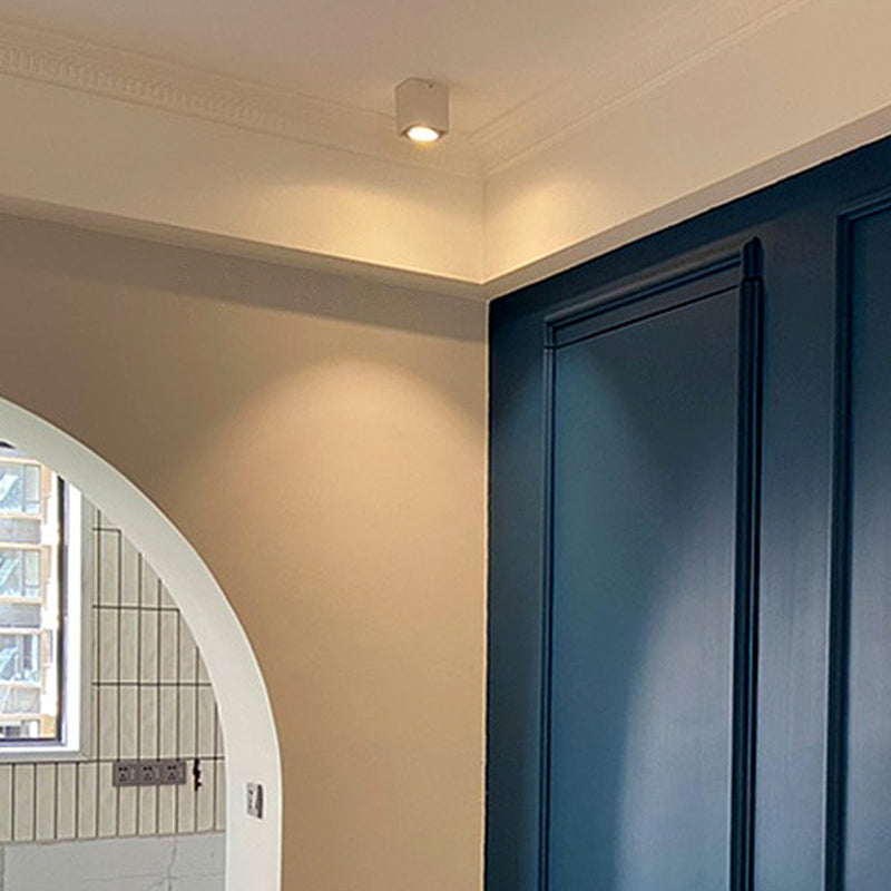 Plafonnier LED en forme de géométrie, montage encastré en aluminium, Style moderne et Simple, pour salon et chambre à coucher