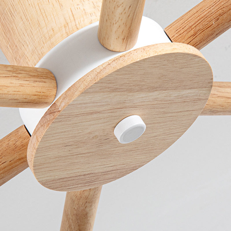 Multi luz colgante colgante colgante moderno de metal de estilo macarrón iluminación colgante para la cama