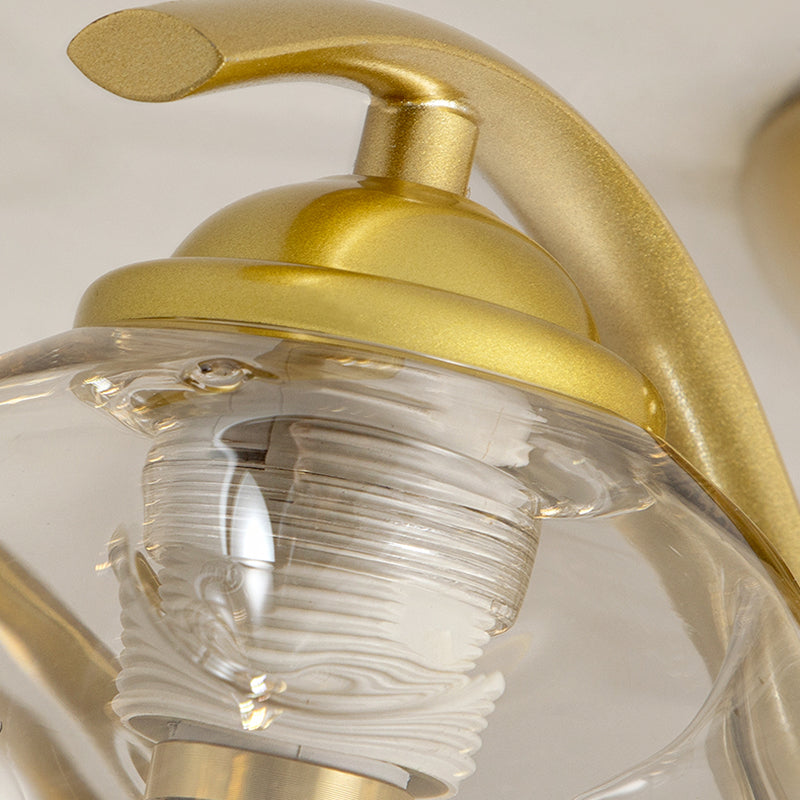 Decorative Flush Light Fixture Glass Flush Mount Lights for Living Room