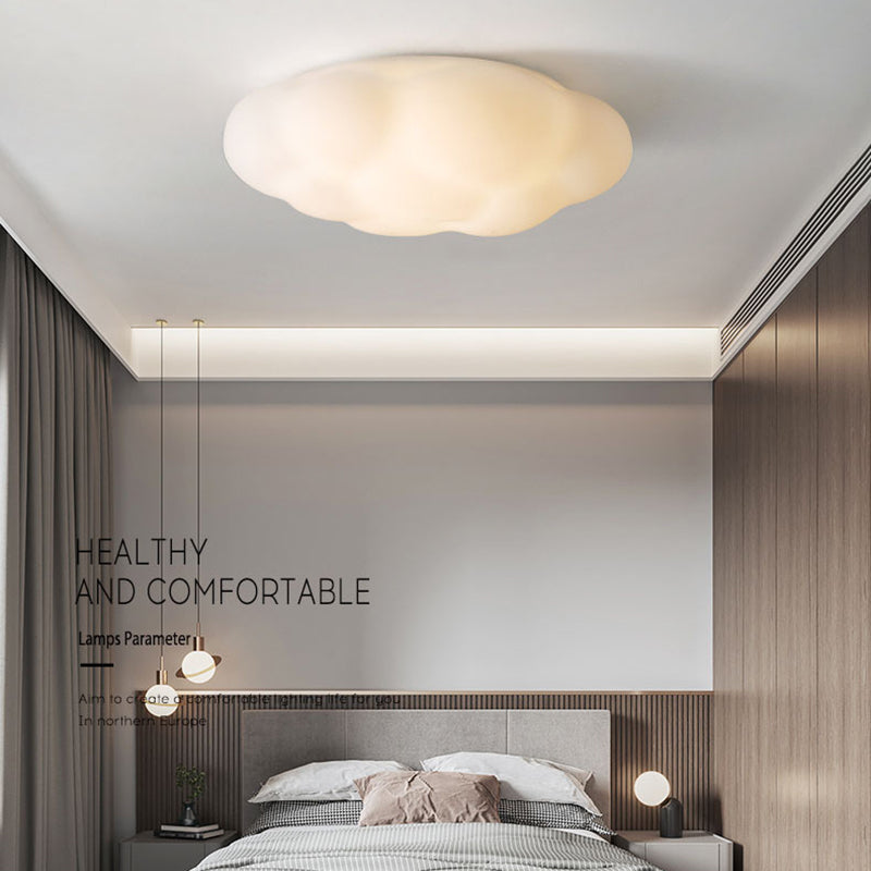 Lampada da incasso contemporanea in plastica, luci da incasso in bianco per camera da letto