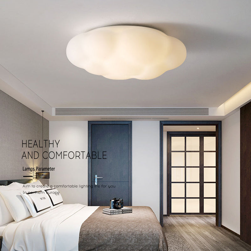 Lampada da incasso contemporanea in plastica, luci da incasso in bianco per camera da letto