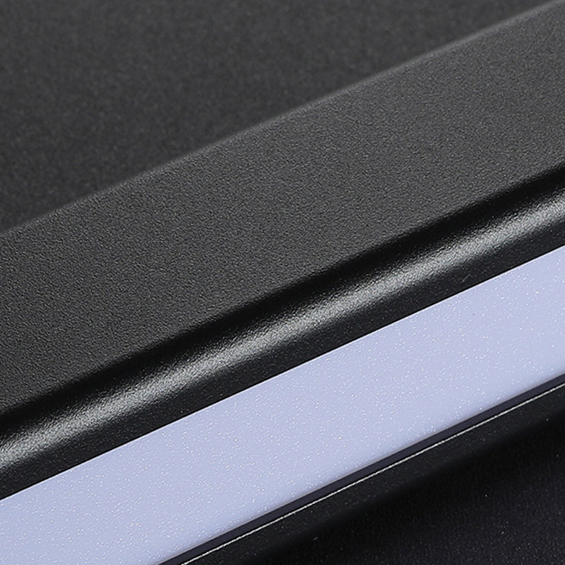 Metal 1-Light Contemporary Pendant Lights Linear Pendant Light Fixture with Acrylic Shade