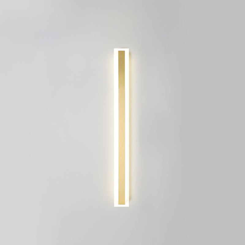Lineare Form Metall Wandleuchten moderner Stil 1 Lichtwandbeleuchtung