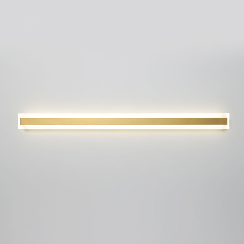 Lineare Form Metall Wandleuchten moderner Stil 1 Lichtwandbeleuchtung