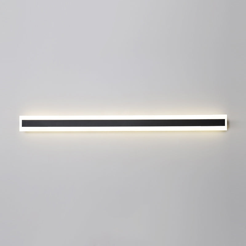 Lineare Form Metall Wandleuchten moderner Stil 1 Lichtwandbeleuchtung