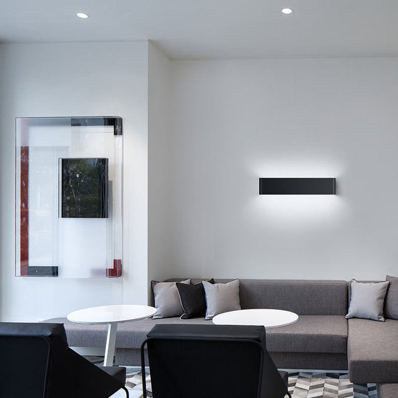 Forme carrée Applexion murale en métal moderne Lumière murale à 1 lumière