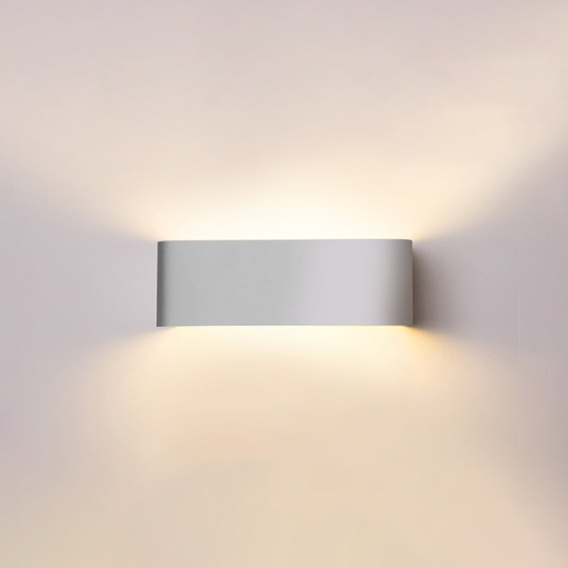 Forme carrée Applexion murale en métal moderne Lumière murale à 1 lumière