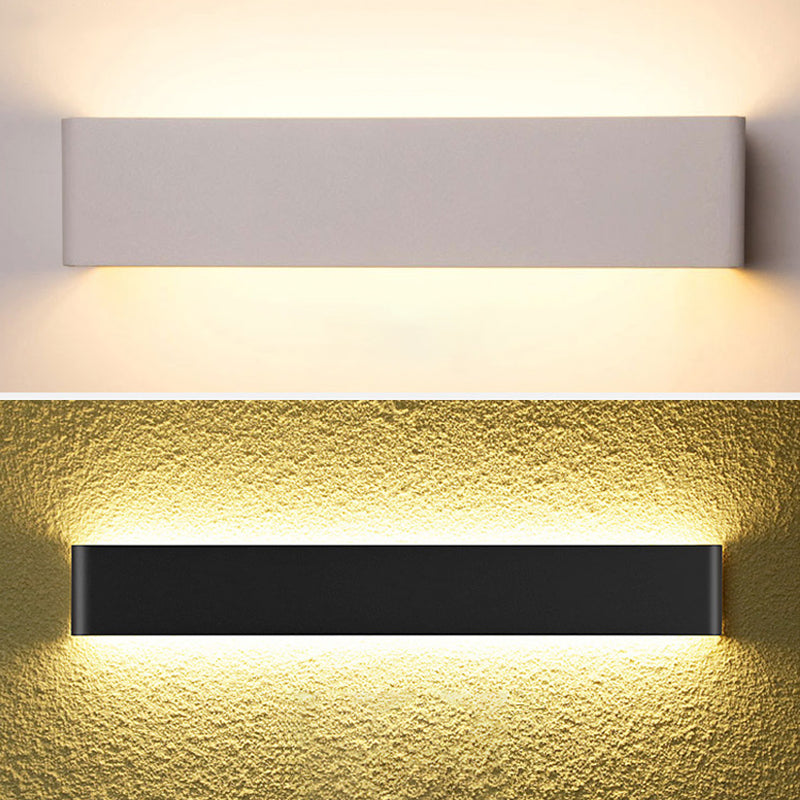 Forme carrée Applexion murale en métal moderne Lumière murale à 1 lumière