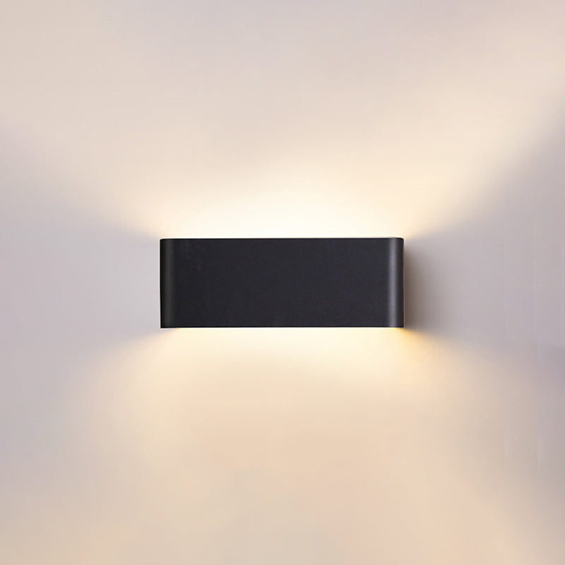 Forme carrée Applexion murale en métal moderne Lumière murale à 1 lumière