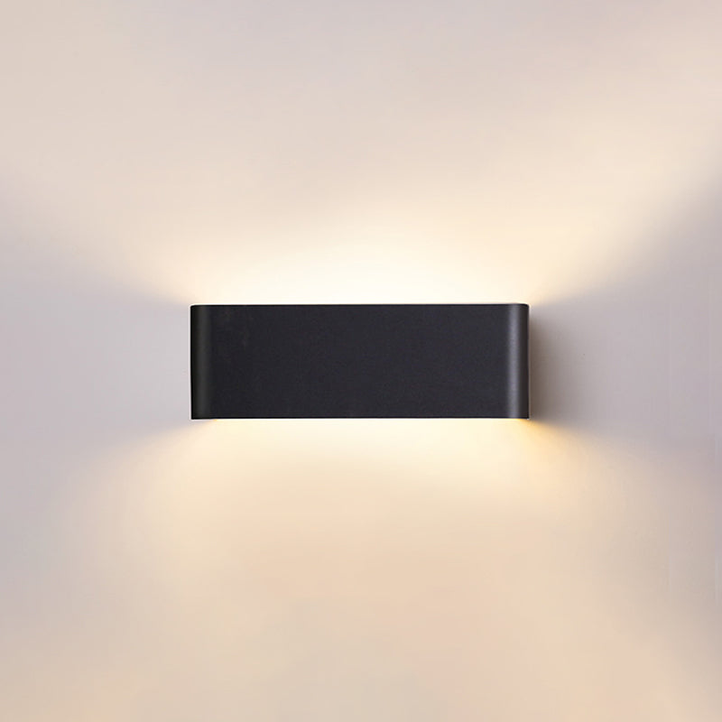 Forme carrée Applexion murale en métal moderne Lumière murale à 1 lumière