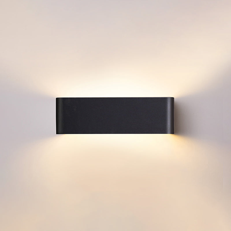 Forme carrée Applexion murale en métal moderne Lumière murale à 1 lumière