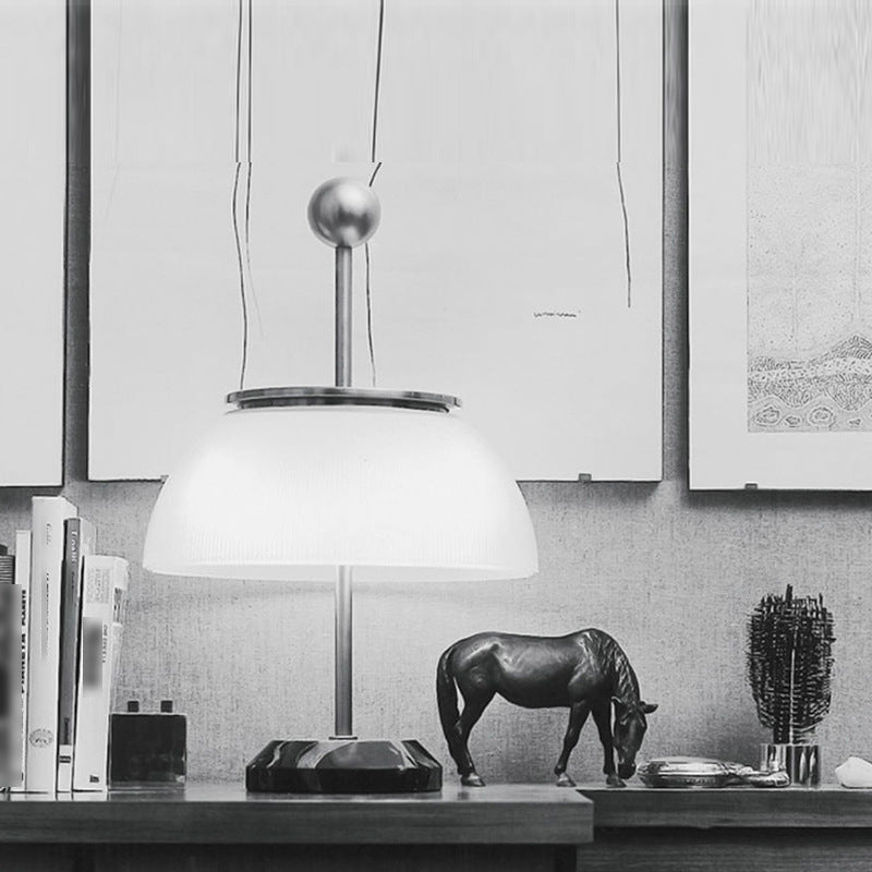 Glass Dome Table Lamp Modern Style 1 Light Night Table Lamps