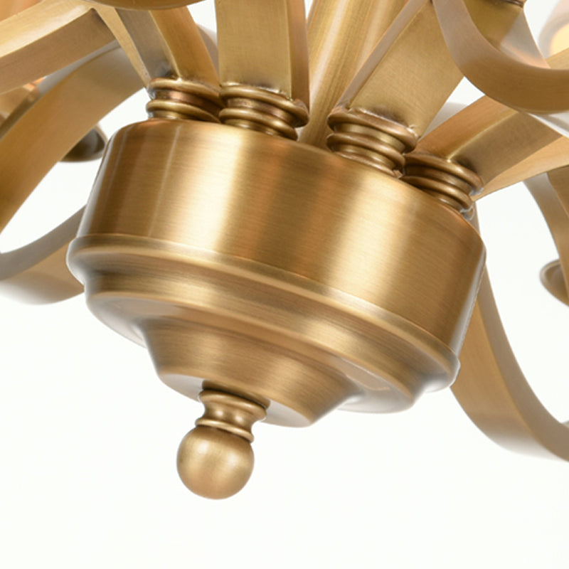 Plafond traditionnel pendentif en tissu de cône de lumière