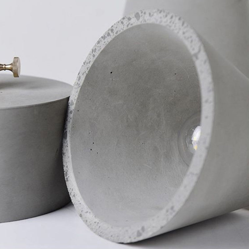 Créatif 1 Light Pendant Light Ciment suspendu luminaire pour le café