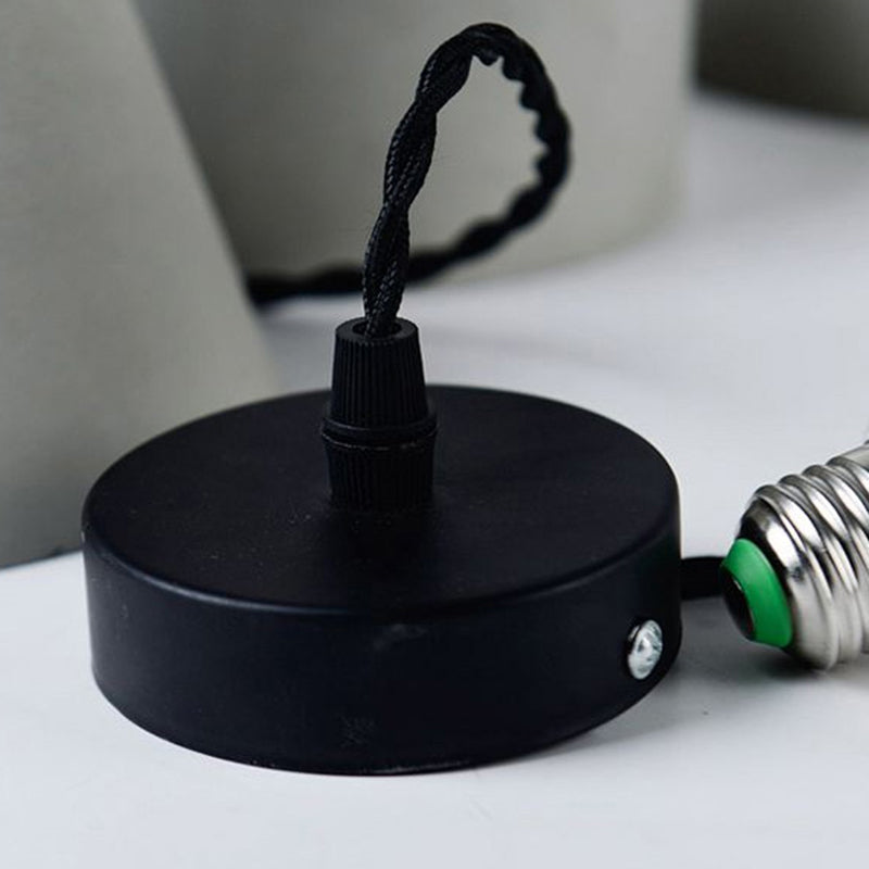 Créatif 1 Light Pendant Light Ciment suspendu luminaire pour le café