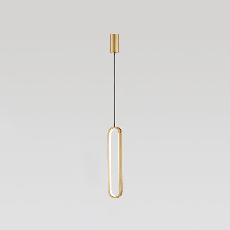 Éclairage de suspension de style moderne linéaire minimaliste Éclairage suspendu pour le salon