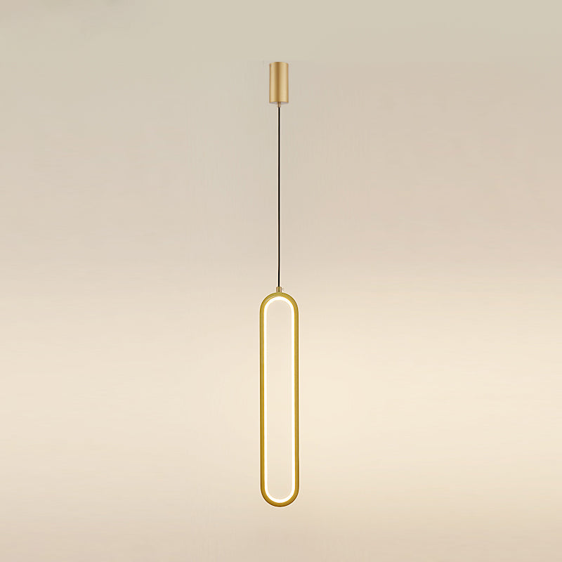 Éclairage de suspension de style moderne linéaire minimaliste Éclairage suspendu pour le salon