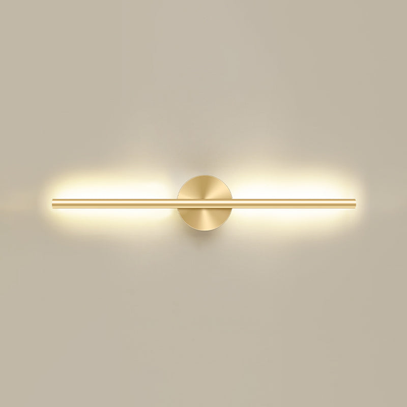 Zeitgenössische Metall Wandleuchte gerade Form LED Wandleuchte für Schlafzimmer