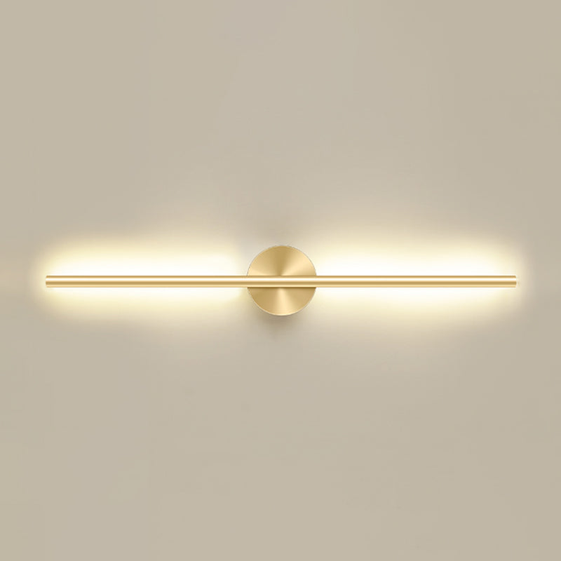 Zeitgenössische Metall Wandleuchte gerade Form LED Wandleuchte für Schlafzimmer