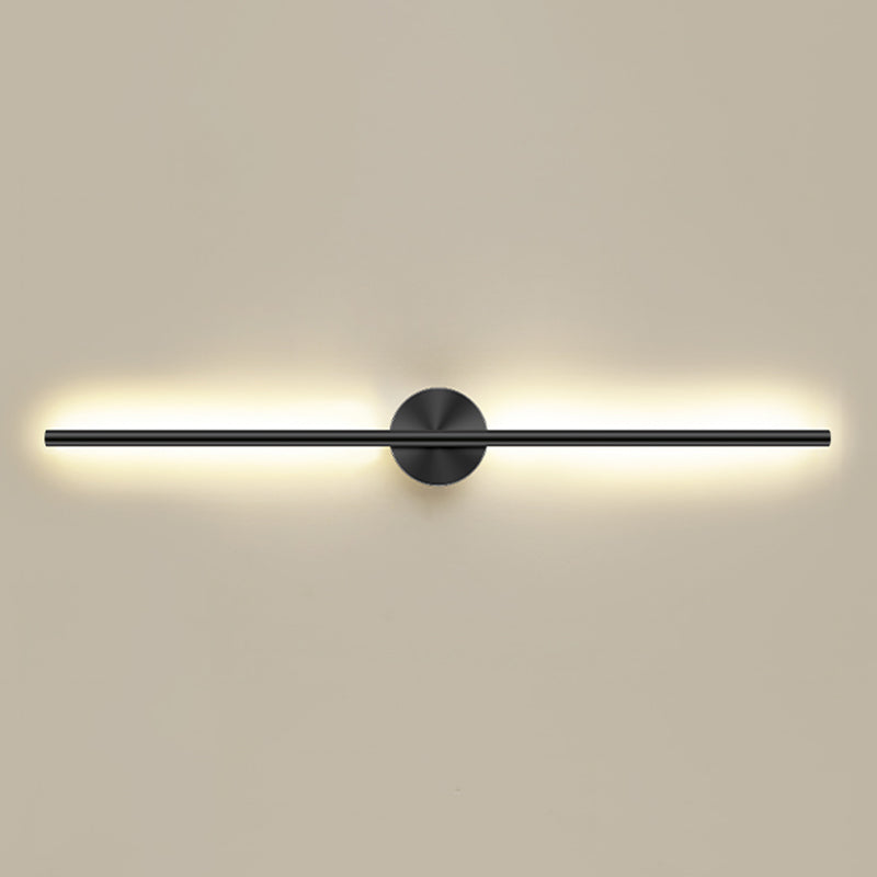 Zeitgenössische Metall Wandleuchte gerade Form LED Wandleuchte für Schlafzimmer