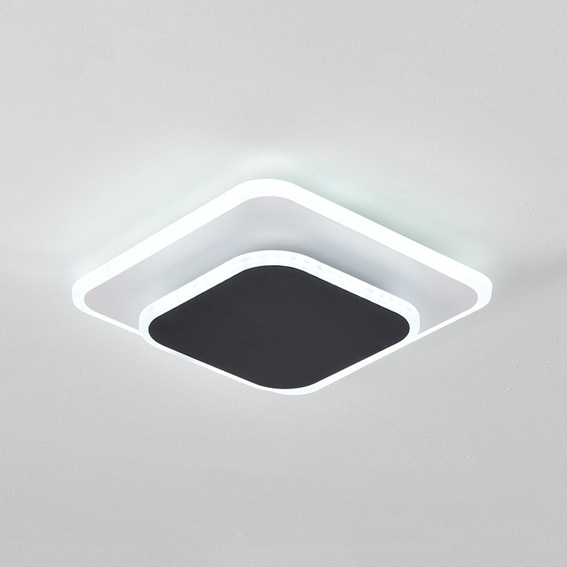 Lámpara de techo LED de montaje empotrado contemporánea para dormitorio