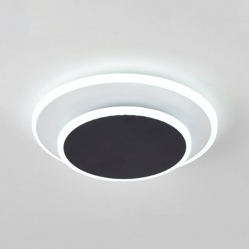 Lámpara de techo LED de montaje empotrado contemporánea para dormitorio