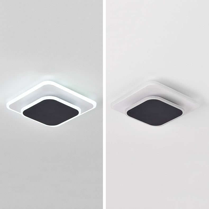 Lámpara de techo LED de montaje empotrado contemporánea para dormitorio