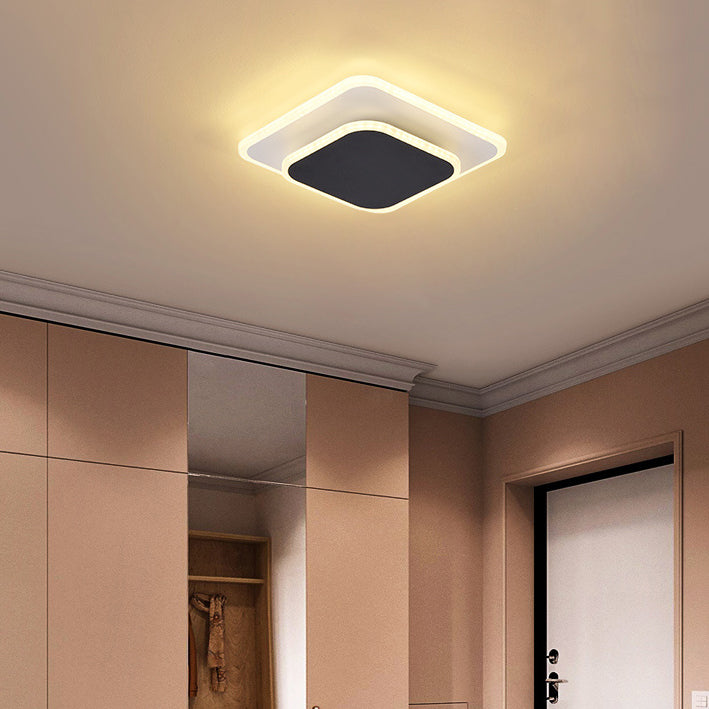Lámpara de techo LED de montaje empotrado contemporánea para dormitorio