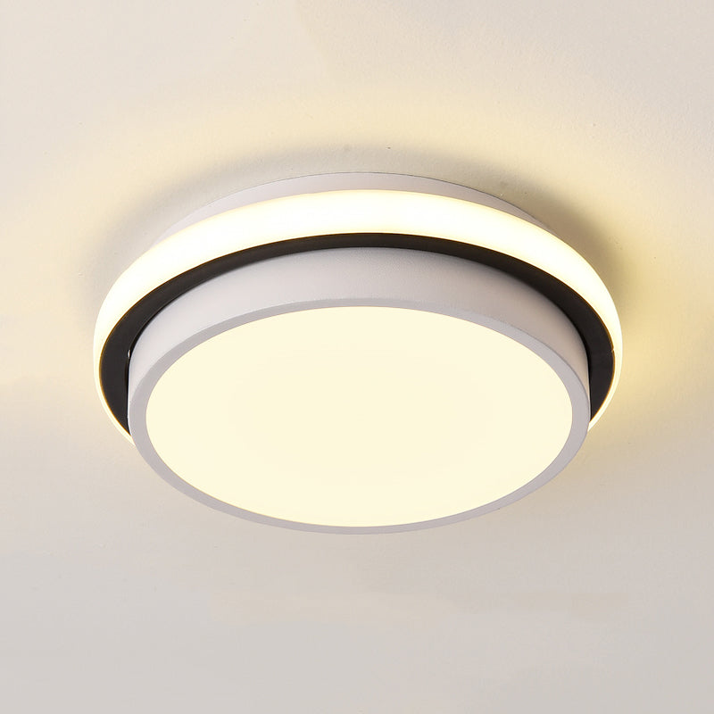 Accesorio de iluminación de techo LED de montaje empotrado contemporáneo, luz de montaje en techo para vestíbulo