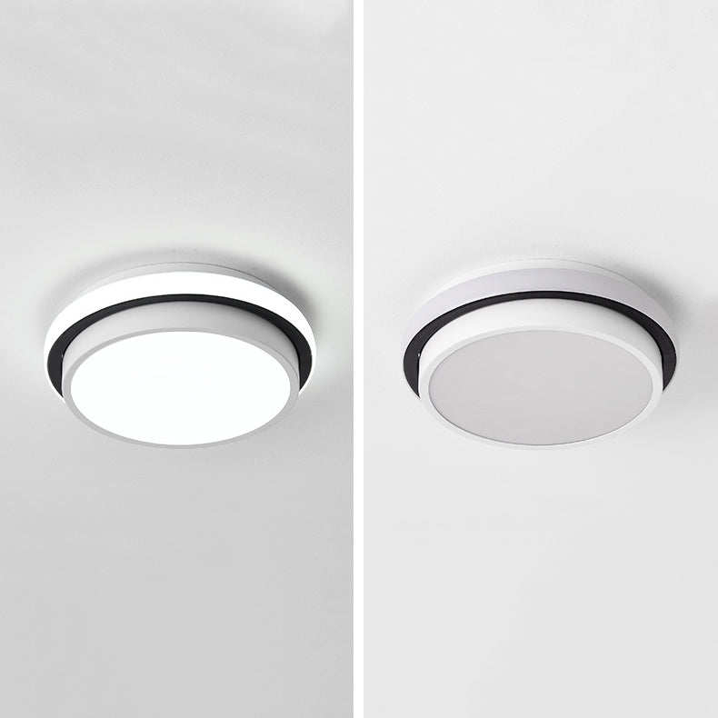 Accesorio de iluminación de techo LED de montaje empotrado contemporáneo, luz de montaje en techo para vestíbulo