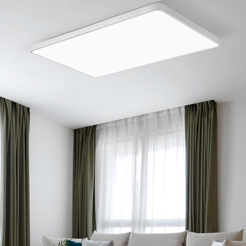 Lámpara de techo LED de geometría empotrada contemporánea para dormitorio