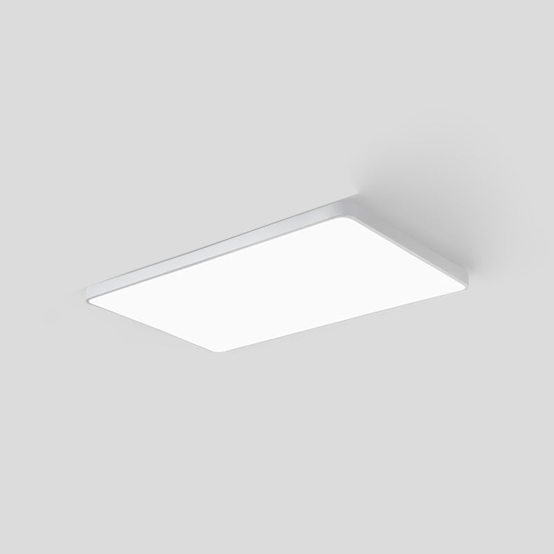 Lámpara de techo LED de geometría empotrada contemporánea para dormitorio