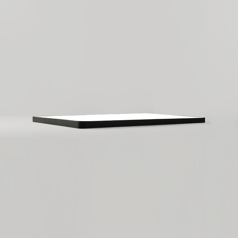 Lámpara de techo LED de geometría empotrada contemporánea para dormitorio