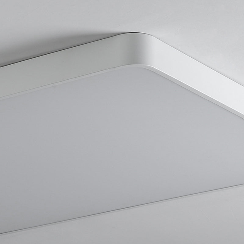 Lámpara de techo LED de geometría empotrada contemporánea para dormitorio