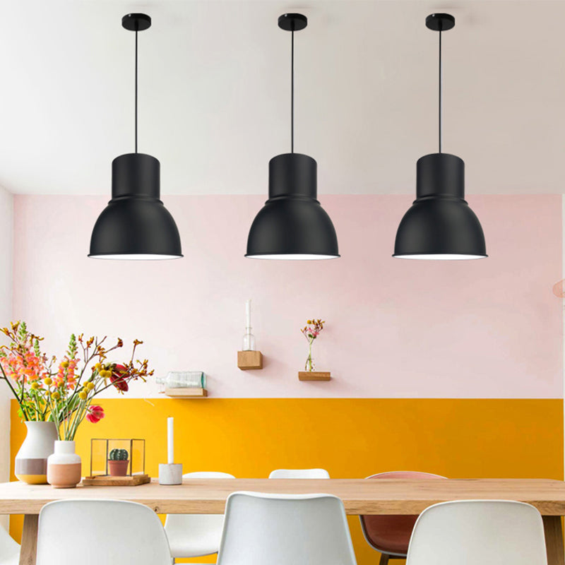 Lampada a sospensione geometrica Stile industriale Alluminio 1 lampada a sospensione lampadina