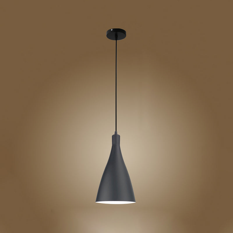 Lampada a sospensione geometrica Stile industriale Alluminio 1 lampada a sospensione lampadina