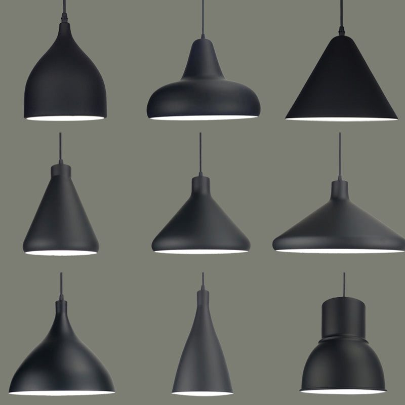 Lampada a sospensione geometrica Stile industriale Alluminio 1 lampada a sospensione lampadina