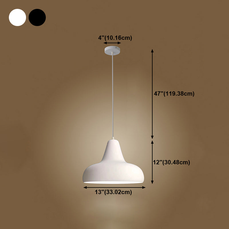 Lampada a sospensione geometrica Stile industriale Alluminio 1 lampada a sospensione lampadina