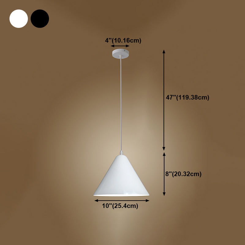 Lampada a sospensione geometrica Stile industriale Alluminio 1 lampada a sospensione lampadina