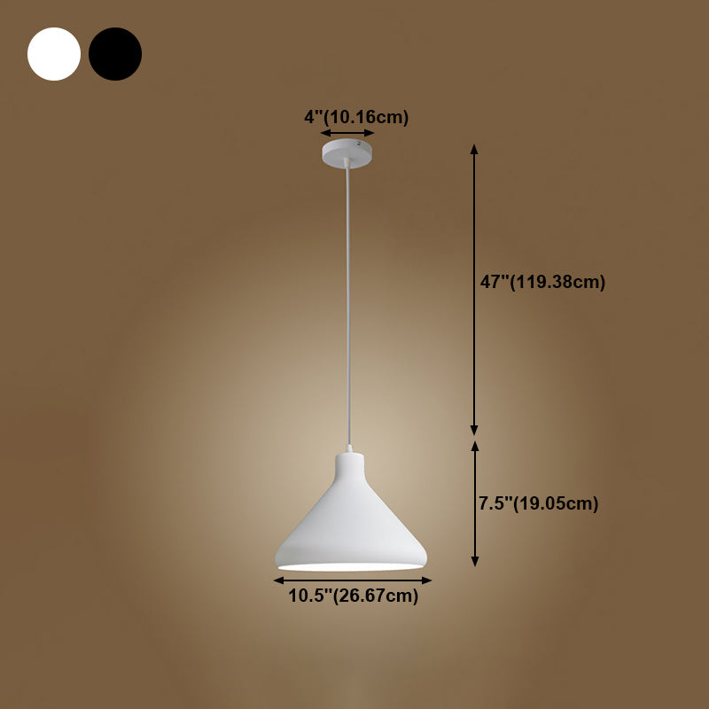 Lampada a sospensione geometrica Stile industriale Alluminio 1 lampada a sospensione lampadina