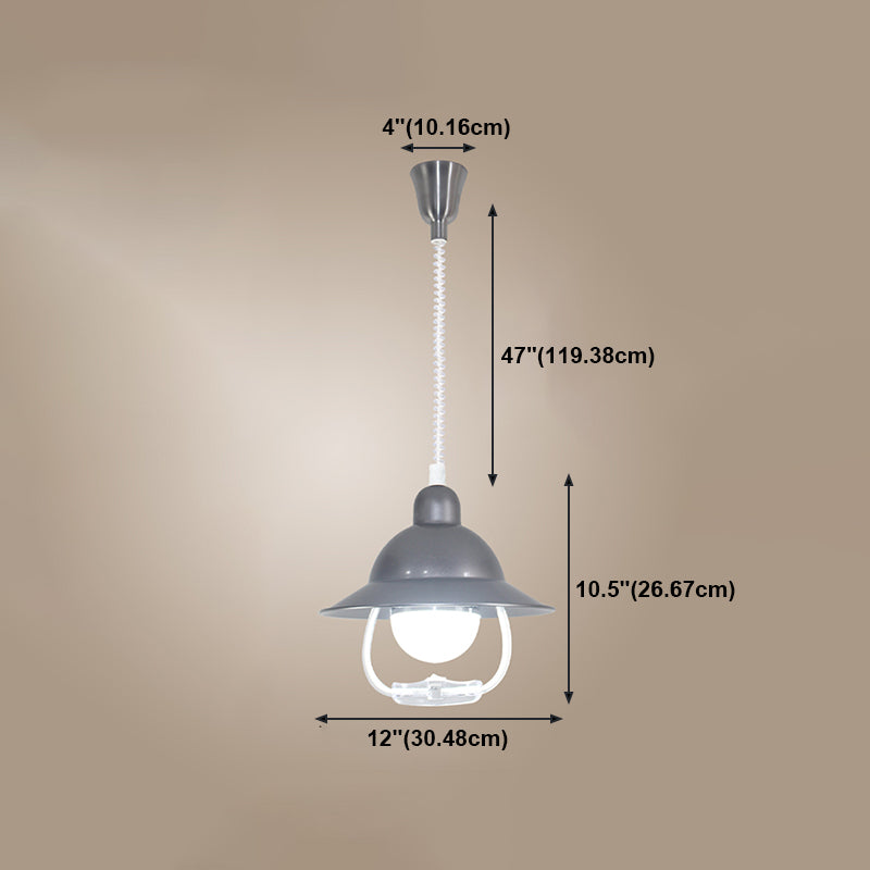 1-bulba Stretchble Strengance Warehouse Warehouse in alluminio appeso per sala da pranzo