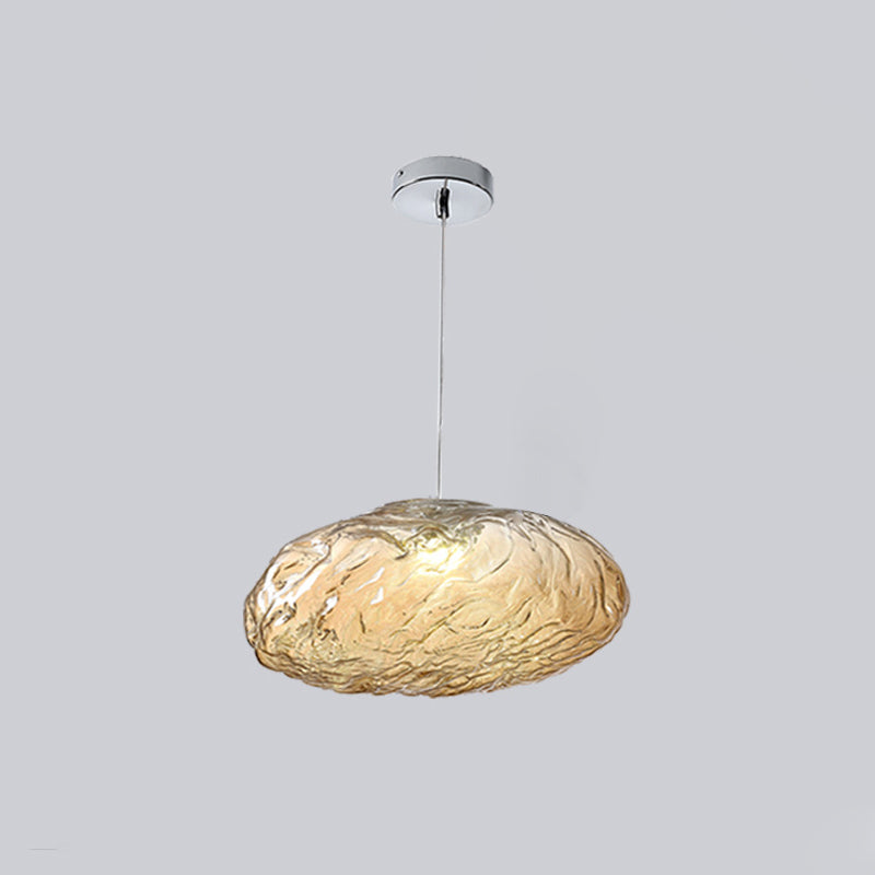 Pendentif en verre nordique en forme de nuage en forme de verre à couches